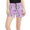 Women's Run Shorts with Pockets - Sorcerer Mickey and his Fantasia Friends