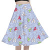 A-Line Pocket Skirt - Winter Mouse Balloons