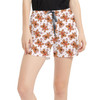 Women's Run Shorts with Pockets - Mouse Gingerbread Cookies