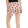 Women's Run Shorts with Pockets - Mouse Gingerbread Cookies