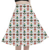 A-Line Pocket Skirt - Christmas Mickey Nutcrackers