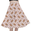 A-Line Pocket Skirt - Checkerboard Gingerbread Minnie Cookies