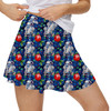 Women's Skort - Little Blue Christmas Droid