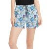 Women's Run Shorts with Pockets - Whimsical Genie and Magic Carpet