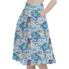 A-Line Pocket Skirt - Whimsical Genie and Magic Carpet