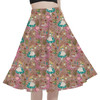 A-Line Pocket Skirt - Cottagecore Alice in Wonderland
