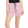 Women's Run Shorts with Pockets - Floral Hippie Mouse