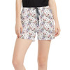 Women's Run Shorts with Pockets - Minnie Mouse with Daisies