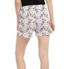 Women's Run Shorts with Pockets - Minnie Mouse with Daisies