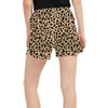 Women's Run Shorts with Pockets - Animal Print - Cheetah