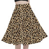 A-Line Pocket Skirt - Animal Print - Cheetah