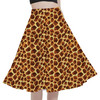 A-Line Pocket Skirt - Animal Print - Giraffe