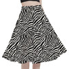 A-Line Pocket Skirt - Animal Print - Zebra