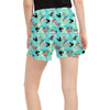 Women's Run Shorts with Pockets - Mickey Donald Goofy Pirate Crew