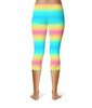 Sport Capri Leggings - Rainbow Ombre