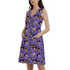 Button Front Pocket Dress - Mickey & Friends Halloween Heads