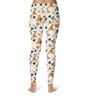 Sport Leggings - Checkered Halloween Mouse Ear Ghosts & Pumpkins