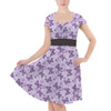 Sweetheart Midi Dress - Lavender Butterflies