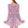 Longsleeve Skater Dress - Unicorn Rainbows