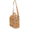 Crossbody Bag - Orange Crystal Moths