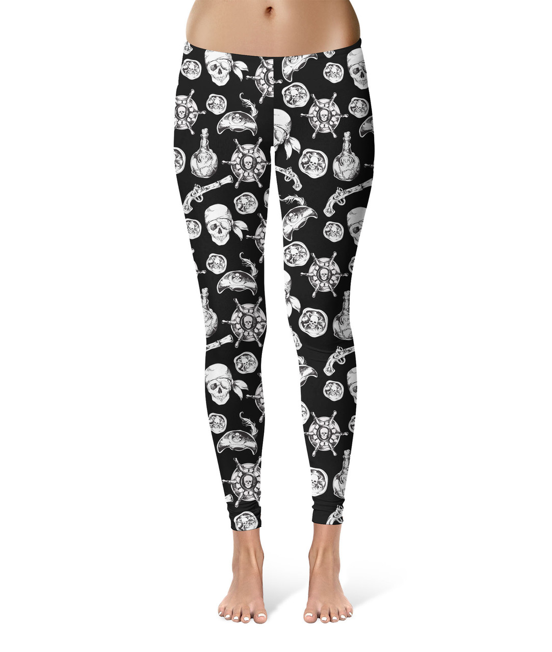 Sport Leggings - Pirate Mickey Ahoy! - Rainbow Rules