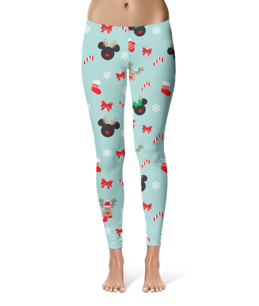 Minnie Mouse Leggings Disney Leggings Minnie Yoga Pants Disney