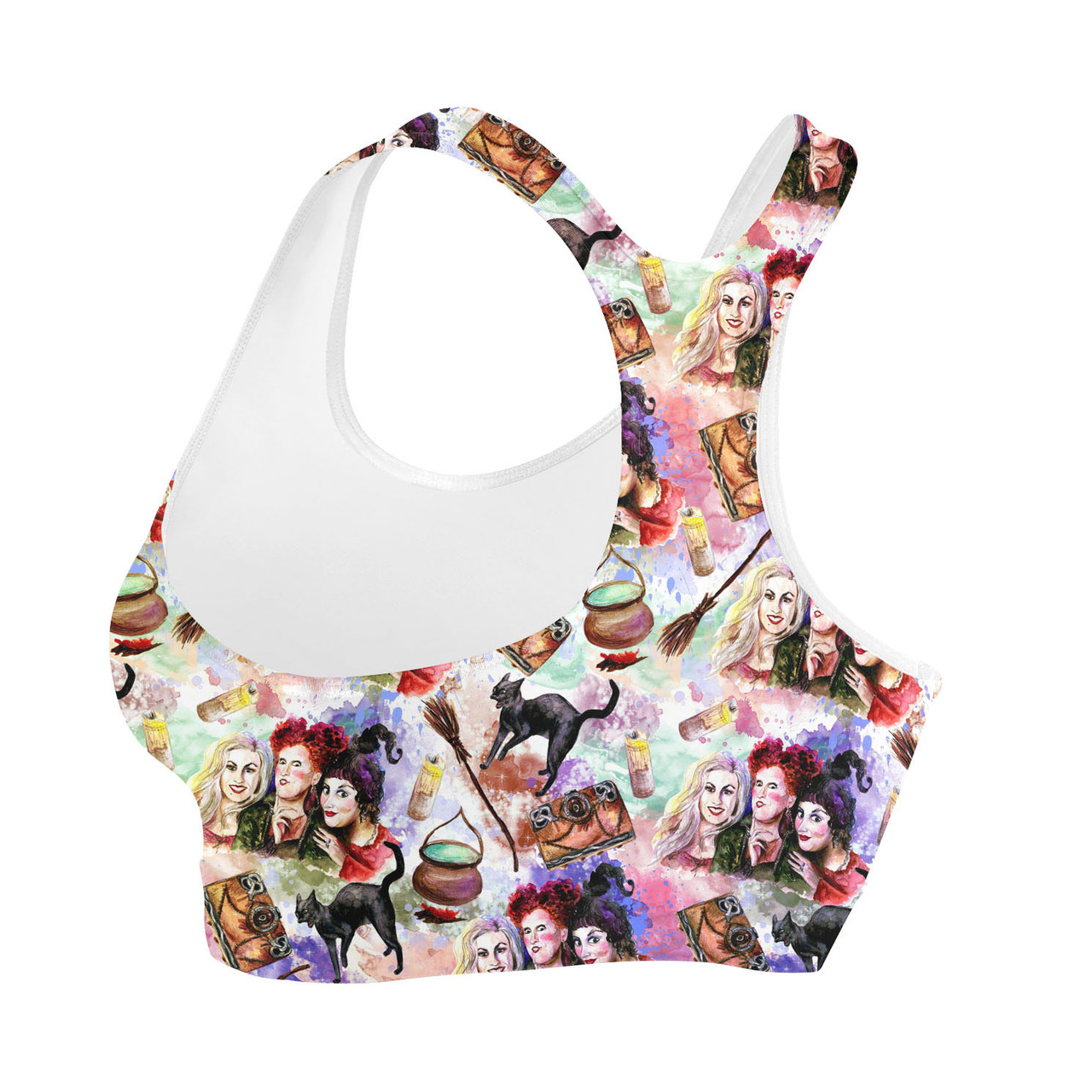 Sports Bra - Hocus Pocus Halloween Inspired - Rainbow Rules