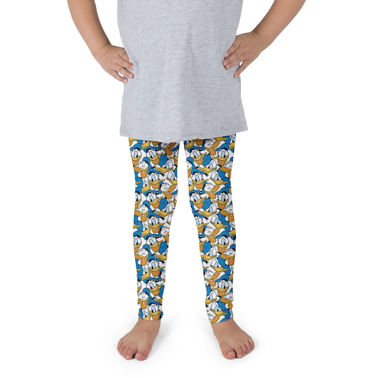 Girls' Leggings - Many Faces of Donald Duck - Rainbow Rules