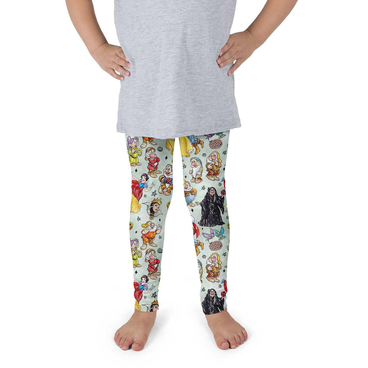 Snow White Costume Youth Leggings - Etsy