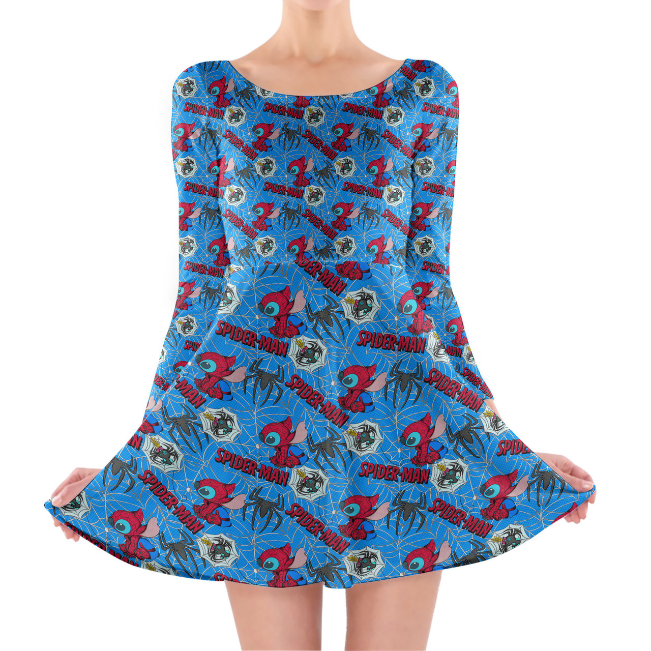 Spider-Man Inspired Skater Dress – Kawaiian Pizza Apparel