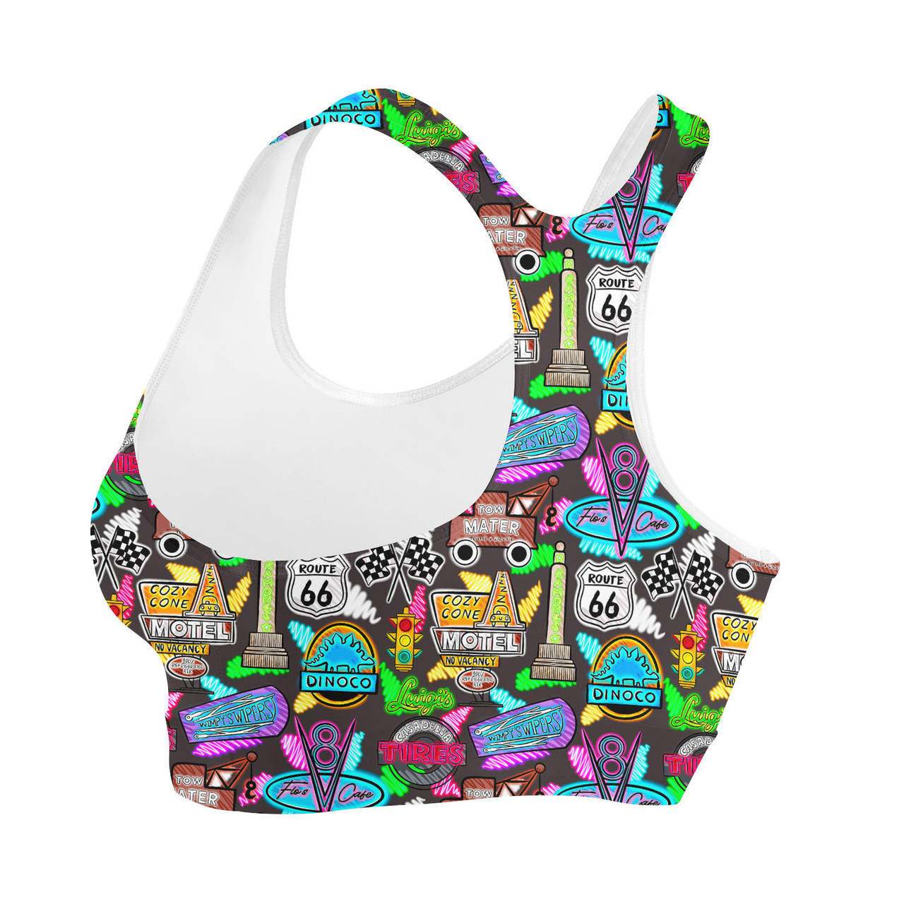 Sports Bra - Welcome Home MCO Carpet - Rainbow Rules