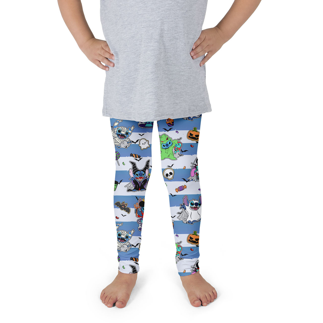 Girls' Leggings - Stitch Does Halloween - Rainbow Rules