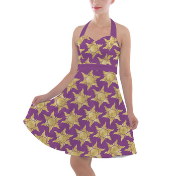 Halter Vintage Style Dress - Tangled Suns