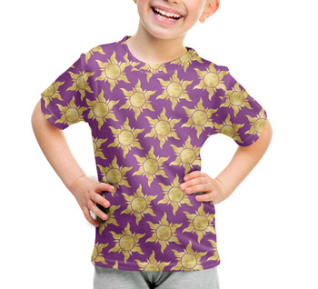 Youth Cotton Blend T-Shirt - Tangled Suns