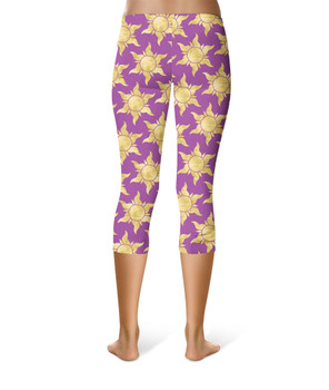 Sport Capri Leggings - Tangled Suns