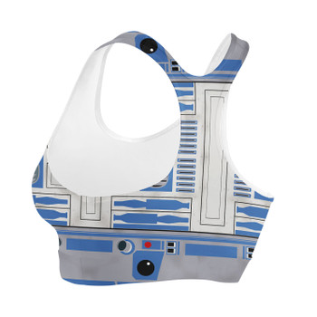 Sports Bra - Little Blue Droid