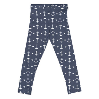 Girls' Leggings - Anchors Mouse Ears