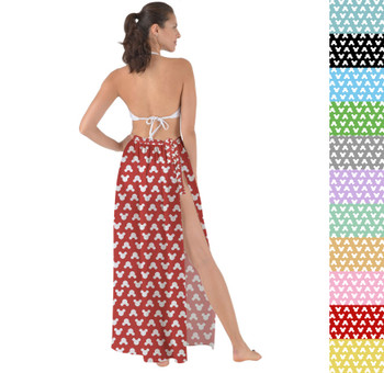 Maxi Sarong Skirt - Mouse Ears Polka Dots