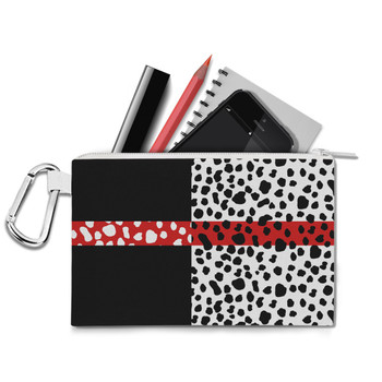 Canvas Zip Pouch - Cruella de Vil Villains Inspired