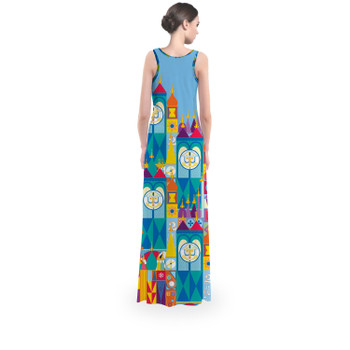 Flared Maxi Dress - Its A Small World Disney Parks Inspired