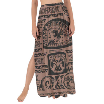 Maxi Sarong Skirt - Maui Tattoos Moana Inspired