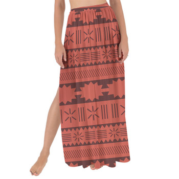 Maxi Sarong Skirt - Moana Tribal Print