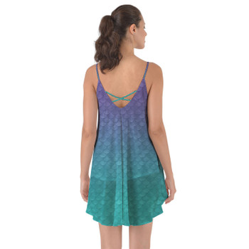 Beach Cover Up Dress - Ariel Mermaid Inspired