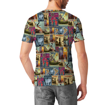 Men's Cotton Blend T-Shirt - Pixar Up Travel Posters