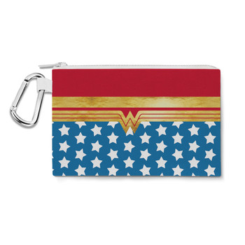 Canvas Zip Pouch - Wonder Woman Super Hero Inspired