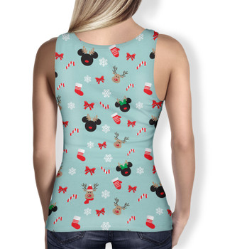 Women's Tank Top - Christmas Mickey & Minnie Reindeers