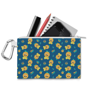 Canvas Zip Pouch - Orange Bird Disney Parks Inspired