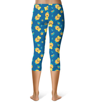 Sport Capri Leggings - Orange Bird Disney Parks Inspired