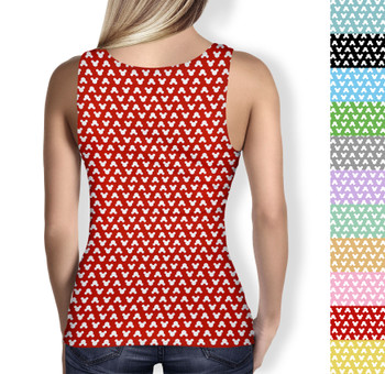 Women's Tank Top - Mouse Ears Polka Dots