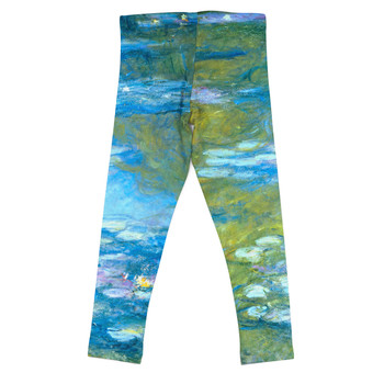 Girls' Leggings - Monet Water Lillies